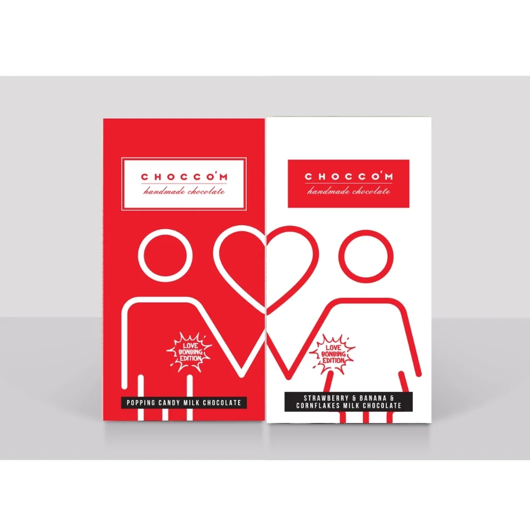 Choccom Sevgililer Günü Çikolata Çifti – Aşk Dolu Lezzetler